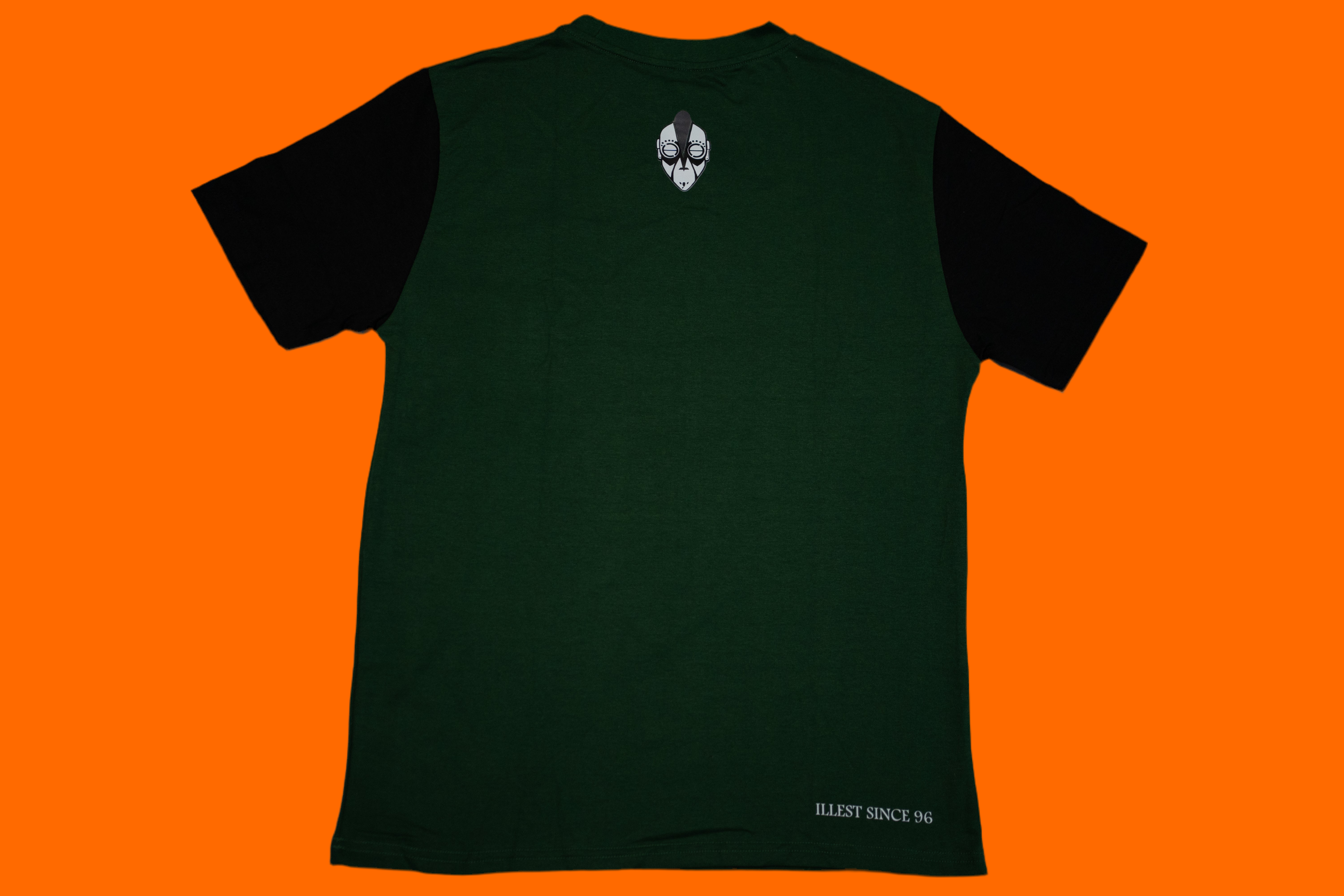 Green & Black Chenille T-Shirt